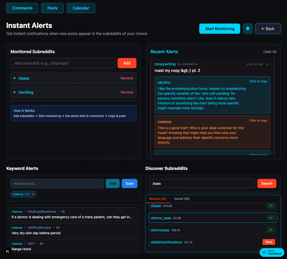 Speed Alerts - Never miss a viral moment